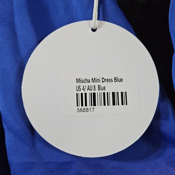 Princess Polly Elegant Blue Women's Dress Size 4 Graduation Concert Wedding - Picture 3 of 4